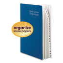 Smead® wholesale. Deluxe Expandable Indexed Desk File-sorter, Reinforced Tabs, 20 Dividers, Alpha-numeric, Legal-size, Dark Blue Cover. HSD Wholesale: Janitorial Supplies, Breakroom Supplies, Office Supplies.