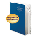 Smead® wholesale. Deluxe Expandable Indexed Desk File-sorter, Reinforced Tabs, 20 Dividers, Alpha, Letter-size, Dark Blue Cover. HSD Wholesale: Janitorial Supplies, Breakroom Supplies, Office Supplies.