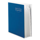 Smead® wholesale. Deluxe Expandable Indexed Desk File-sorter, 31 Dividers, Dates, Letter-size, Dark Blue Cover. HSD Wholesale: Janitorial Supplies, Breakroom Supplies, Office Supplies.