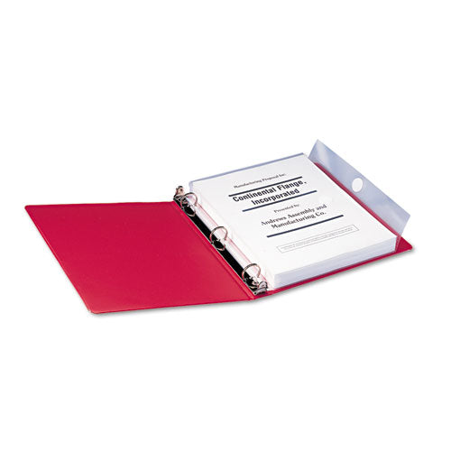 Smead® wholesale. Poly Ring Binder Pockets, 9 X 11.5, Clear, 3-pack. HSD Wholesale: Janitorial Supplies, Breakroom Supplies, Office Supplies.