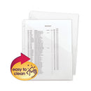Smead® wholesale. Organized Up Poly Slash Jackets, 2-sections, Letter Size, Clear, 5-pack. HSD Wholesale: Janitorial Supplies, Breakroom Supplies, Office Supplies.