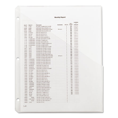 Smead® wholesale. Organized Up Poly Slash Jackets, 2-sections, Letter Size, Clear, 5-pack. HSD Wholesale: Janitorial Supplies, Breakroom Supplies, Office Supplies.