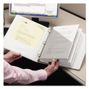 Smead® wholesale. Organized Up Poly Slash Jackets, 2-sections, Letter Size, Clear, 5-pack. HSD Wholesale: Janitorial Supplies, Breakroom Supplies, Office Supplies.