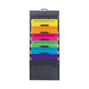 Smead® wholesale. Cascading Wall Organizer, 14.25 X 33, Letter, Gray With 6 Bright Color Pockets. HSD Wholesale: Janitorial Supplies, Breakroom Supplies, Office Supplies.
