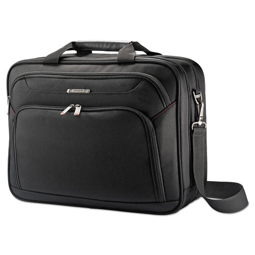 Samsonite® wholesale. Xenon 3 Toploader Briefcase, 16.5" X 4.75" X 12.75", Polyester, Black. HSD Wholesale: Janitorial Supplies, Breakroom Supplies, Office Supplies.