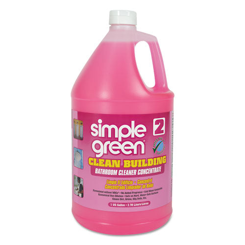 Simple Green® wholesale. Simple Green® Clean Building Bathroom Cleaner Concentrate, Unscented, 1 Gal Bottle, 2-carton. HSD Wholesale: Janitorial Supplies, Breakroom Supplies, Office Supplies.