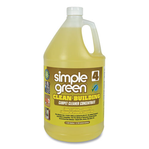 Simple Green® wholesale. Simple Green® Clean Building Carpet Cleaner Concentrate, Unscented, 1gal Bottle. HSD Wholesale: Janitorial Supplies, Breakroom Supplies, Office Supplies.