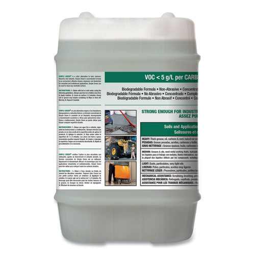 Simple Green® wholesale. Simple Green® Industrial Cleaner And Degreaser, Concentrated, 5 Gal, Pail. HSD Wholesale: Janitorial Supplies, Breakroom Supplies, Office Supplies.