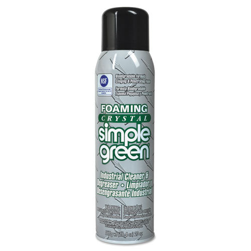 Simple Green® wholesale. Simple Green® Foaming Crystal Industrial Cleaner And Degreaser, 20 Oz Aerosol Spray, 12-carton. HSD Wholesale: Janitorial Supplies, Breakroom Supplies, Office Supplies.