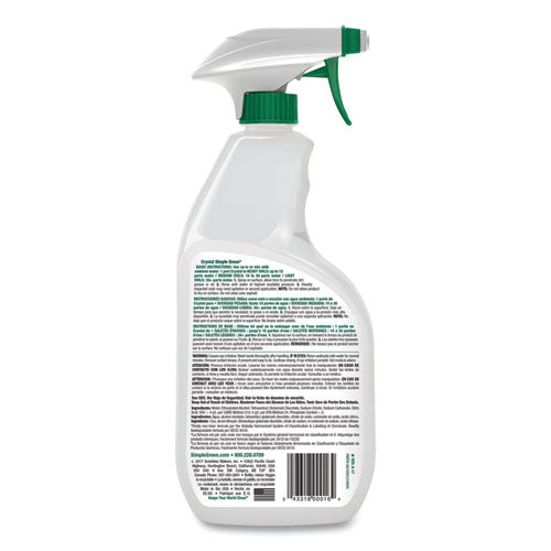 Simple Green® wholesale. Simple Green® Crystal Industrial Cleaner-degreaser, 24 Oz Spray Bottle, 12-carton. HSD Wholesale: Janitorial Supplies, Breakroom Supplies, Office Supplies.