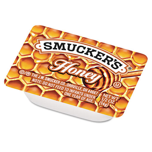 Smucker's® wholesale. Smucker's Honey, Single Serving Packs,0.5 Oz, 200-carton. HSD Wholesale: Janitorial Supplies, Breakroom Supplies, Office Supplies.