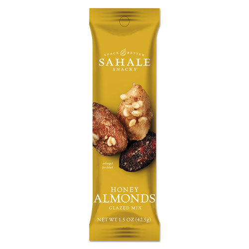 Sahale Snacks® wholesale. Glazed Mixes, Honey Glazed Almond, 1.5 Oz, 18-carton. HSD Wholesale: Janitorial Supplies, Breakroom Supplies, Office Supplies.