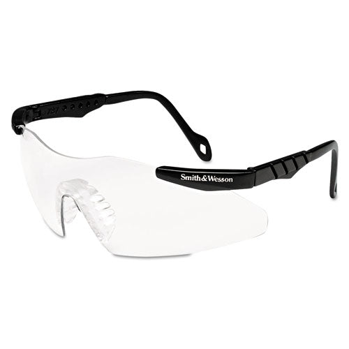 Smith & Wesson® wholesale. Magnum 3g Safety Eyewear, Black Frame, Clear Lens. HSD Wholesale: Janitorial Supplies, Breakroom Supplies, Office Supplies.