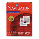 Navigator® wholesale. Premium Multipurpose Copy Paper, 97 Bright, 20 Lb, 8.5 X 11, White, 500 Sheets-ream, 10 Reams-carton. HSD Wholesale: Janitorial Supplies, Breakroom Supplies, Office Supplies.
