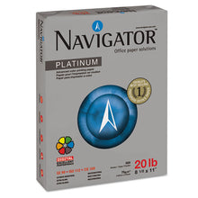 Load image into Gallery viewer, Navigator® wholesale. Platinum Paper, 99 Bright, 20 Lb, 8.5 X 11, White, 500 Sheets-ream, 10 Reams-carton. HSD Wholesale: Janitorial Supplies, Breakroom Supplies, Office Supplies.