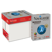 Load image into Gallery viewer, Navigator® wholesale. Platinum Paper, 99 Bright, 20 Lb, 8.5 X 11, White, 500 Sheets-ream, 10 Reams-carton. HSD Wholesale: Janitorial Supplies, Breakroom Supplies, Office Supplies.