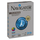 Navigator® wholesale. Platinum Paper, 99 Bright, 24 Lb, 8.5 X 11, White, 500 Sheets-ream, 10 Reams-carton. HSD Wholesale: Janitorial Supplies, Breakroom Supplies, Office Supplies.