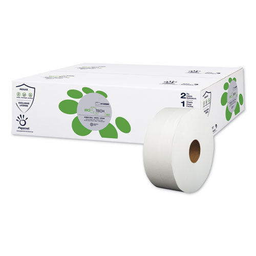 Biotech Toilet Tissue, Septic Safe, 2-ply, Whte, 7.6" X 1000 Ft, 12 Rolls-carton