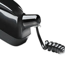Softalk® wholesale. Twisstop Detangler With Coiled, 25-foot Phone Cord, Black. HSD Wholesale: Janitorial Supplies, Breakroom Supplies, Office Supplies.