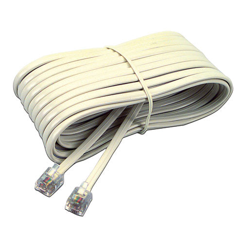 Softalk® wholesale. Telephone Extension Cord, Plug-plug, 25 Ft., Ivory. HSD Wholesale: Janitorial Supplies, Breakroom Supplies, Office Supplies.