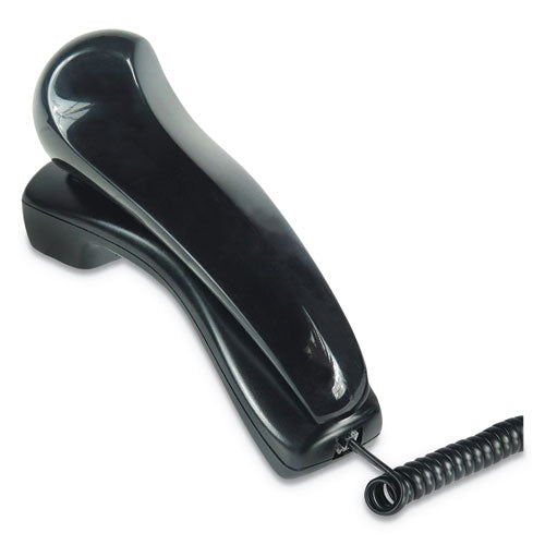 Softalk® wholesale. Standard Telephone Shoulder Rest, 2-5-8w X 7-1-2d X 2-1-4l, Black. HSD Wholesale: Janitorial Supplies, Breakroom Supplies, Office Supplies.