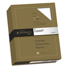 Load image into Gallery viewer, Southworth® wholesale. 25% Cotton Laser Paper, 95 Bright, 24 Lb, 8.5 X 11, White, 500-ream. HSD Wholesale: Janitorial Supplies, Breakroom Supplies, Office Supplies.