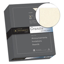 Load image into Gallery viewer, Southworth® wholesale. Granite Specialty Paper, 24 Lb, 8.5 X 11, Ivory, 500-ream. HSD Wholesale: Janitorial Supplies, Breakroom Supplies, Office Supplies.