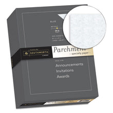 Load image into Gallery viewer, Southworth® wholesale. Parchment Specialty Paper, 24 Lb, 8.5 X 11, Blue, 500-ream. HSD Wholesale: Janitorial Supplies, Breakroom Supplies, Office Supplies.