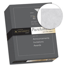 Load image into Gallery viewer, Southworth® wholesale. Parchment Specialty Paper, 24 Lb, 8.5 X 11, Gray, 500-ream. HSD Wholesale: Janitorial Supplies, Breakroom Supplies, Office Supplies.