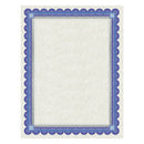 Southworth® wholesale. Parchment Certificates, Academic, Ivory With Blue And Silver-foil Border, 8 1-2 X 11, 15-pack. HSD Wholesale: Janitorial Supplies, Breakroom Supplies, Office Supplies.