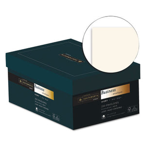 Southworth® wholesale. 25% Cotton #10 Business Envelope, #10, Commercial Flap, Gummed Closure, 4.13 X 9.5, Ivory, 250-box. HSD Wholesale: Janitorial Supplies, Breakroom Supplies, Office Supplies.