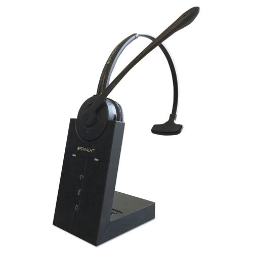 Spracht wholesale. Zum Maestro Dect Headset, Monaural, Over-the-head, Black. HSD Wholesale: Janitorial Supplies, Breakroom Supplies, Office Supplies.