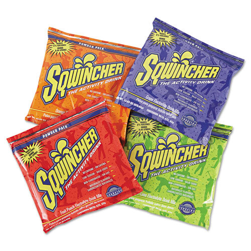 Sqwincher® wholesale. Powder Pack Concentrated Activity Drink, Assorted, 23.83 Oz Packet, 32-carton. HSD Wholesale: Janitorial Supplies, Breakroom Supplies, Office Supplies.