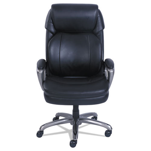 SertaPedic® wholesale. Cosset Big And Tall Executive Chair, Supports Up To 400 Lbs., Black Seat-black Back, Slate Base. HSD Wholesale: Janitorial Supplies, Breakroom Supplies, Office Supplies.