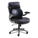 SertaPedic® wholesale. Cosset Mid-back Executive Chair, Supports Up To 275 Lbs., Black Seat-black Back, Slate Base. HSD Wholesale: Janitorial Supplies, Breakroom Supplies, Office Supplies.