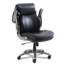 SertaPedic® wholesale. Cosset Mid-back Executive Chair, Supports Up To 275 Lbs., Black Seat-black Back, Slate Base. HSD Wholesale: Janitorial Supplies, Breakroom Supplies, Office Supplies.