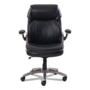 SertaPedic® wholesale. Cosset Mid-back Executive Chair, Supports Up To 275 Lbs., Black Seat-black Back, Slate Base. HSD Wholesale: Janitorial Supplies, Breakroom Supplies, Office Supplies.