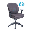 SertaPedic® wholesale. Cosset Ergonomic Task Chair, Supports Up To 275 Lbs., Gray Seat-gray Back, Black Base. HSD Wholesale: Janitorial Supplies, Breakroom Supplies, Office Supplies.