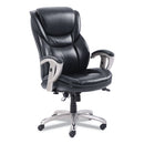 SertaPedic® wholesale. Emerson Executive Task Chair, Supports Up To 300 Lbs., Black Seat-black Back, Silver Base. HSD Wholesale: Janitorial Supplies, Breakroom Supplies, Office Supplies.