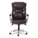 SertaPedic® wholesale. Emerson Executive Task Chair, Supports Up To 300 Lbs., Brown Seat-brown Back, Silver Base. HSD Wholesale: Janitorial Supplies, Breakroom Supplies, Office Supplies.