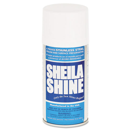 Sheila Shine wholesale. Stainless Steel Cleaner And Polish, 10 Oz Aerosol Spray. HSD Wholesale: Janitorial Supplies, Breakroom Supplies, Office Supplies.