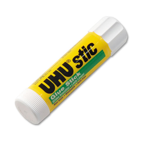 UHU® wholesale. Stic Permanent Glue Stick, 0.29 Oz, Dries Clear. HSD Wholesale: Janitorial Supplies, Breakroom Supplies, Office Supplies.