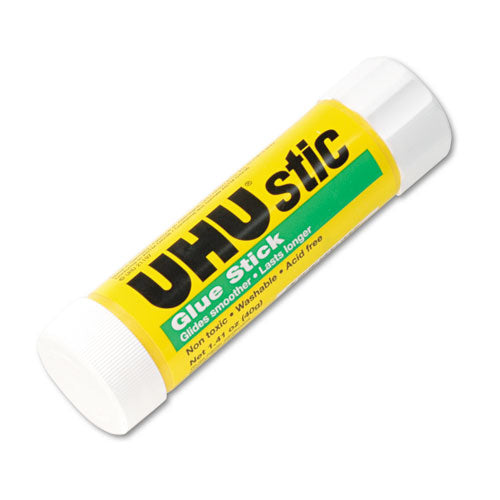 UHU® wholesale. Stic Permanent Glue Stick, 1.41 Oz, Applies And Dries Clear. HSD Wholesale: Janitorial Supplies, Breakroom Supplies, Office Supplies.