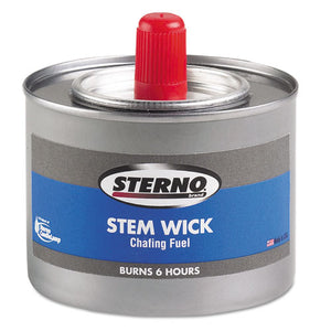 Sterno® wholesale. Chafing Fuel Can With Stem Wick, Methanol,1.89g, Six-hour Burn, 24-carton. HSD Wholesale: Janitorial Supplies, Breakroom Supplies, Office Supplies.