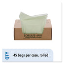 Stout® by Envision™ wholesale. Ecosafe-6400 Bags, 13 Gal, 0.85 Mil, 24" X 30", Green, 45-box. HSD Wholesale: Janitorial Supplies, Breakroom Supplies, Office Supplies.