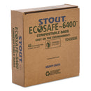 Stout® by Envision™ wholesale. Ecosafe-6400 Bags, 13 Gal, 0.85 Mil, 24" X 30", Green, 45-box. HSD Wholesale: Janitorial Supplies, Breakroom Supplies, Office Supplies.