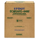 Stout® by Envision™ wholesale. Ecosafe-6400 Bags, 30 Gal, 1.1 Mil, 30" X 39", Green, 48-box. HSD Wholesale: Janitorial Supplies, Breakroom Supplies, Office Supplies.