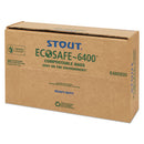 Stout® by Envision™ wholesale. Ecosafe-6400 Bags, 64 Gal, 0.85 Mil, 48" X 60", Green, 30-box. HSD Wholesale: Janitorial Supplies, Breakroom Supplies, Office Supplies.