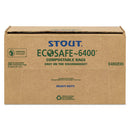 Stout® by Envision™ wholesale. Ecosafe-6400 Bags, 64 Gal, 0.85 Mil, 48" X 60", Green, 30-box. HSD Wholesale: Janitorial Supplies, Breakroom Supplies, Office Supplies.