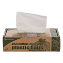 Stout® by Envision™ wholesale. Controlled Life-cycle Plastic Trash Bags, 13 Gal, 0.7 Mil, 24" X 30", White, 120-box. HSD Wholesale: Janitorial Supplies, Breakroom Supplies, Office Supplies.